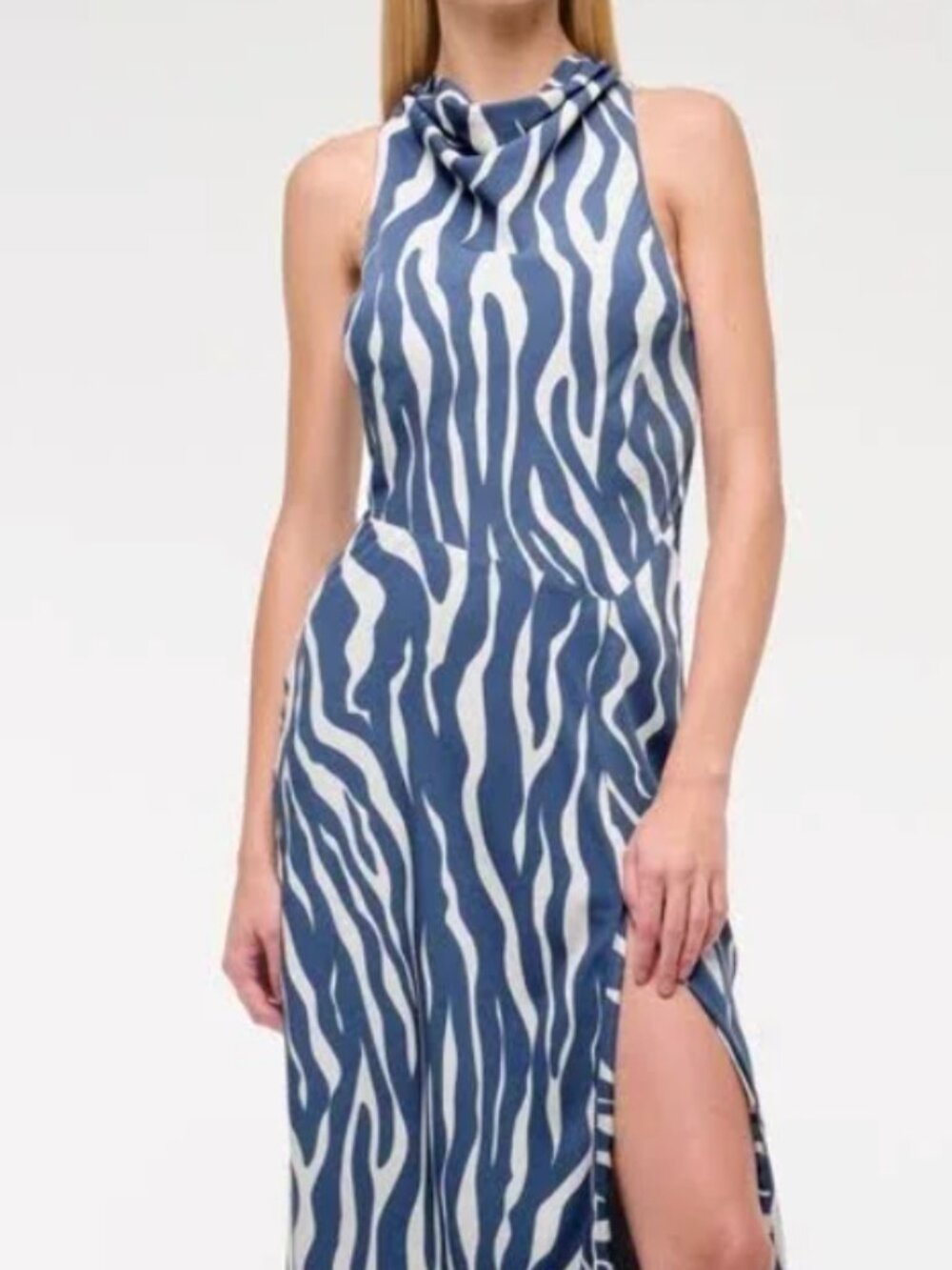 Abercrombie & Fitch Women's Cowl Neck Midi Dress